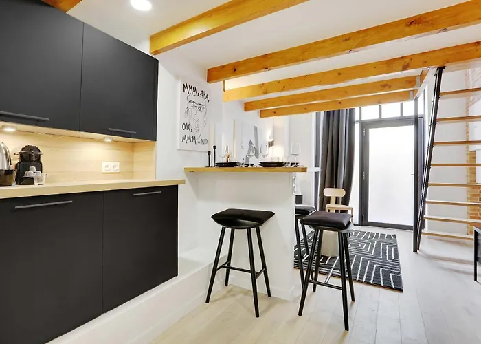 Appartement Chic - 1br 4p - Gare Du Nord Parijs